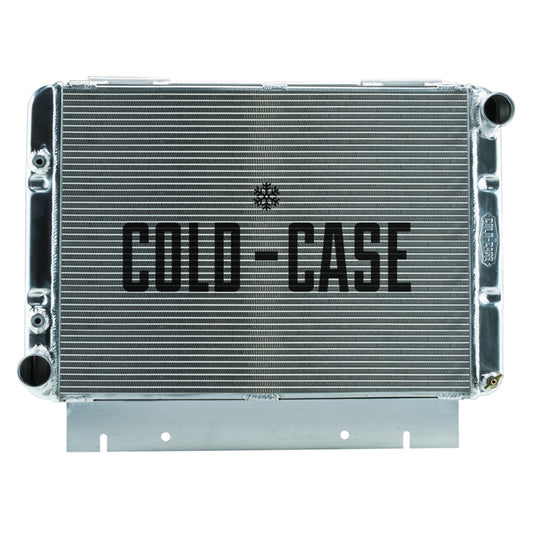 Cold Case Radiators Radiator - 26.5 in W x 20.8 in H x 3 in D - Passenger Side Inlet - Driver Side Outlet - Aluminum -