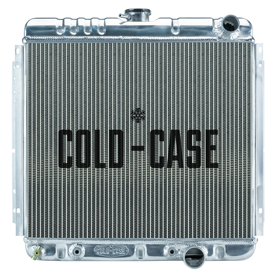 Cold Case Radiators Radiator - 22.4 in W x 21.5 in H x 3 in D - Passenger Side Inlet - Passenger Side Outlet -
