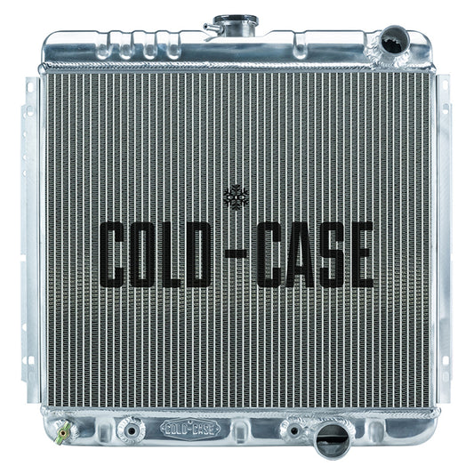 Cold Case Radiators Radiator - 22.4 in W x 21.5 in H x 3 in D - Passenger Side Inlet - Passenger Side Outlet -