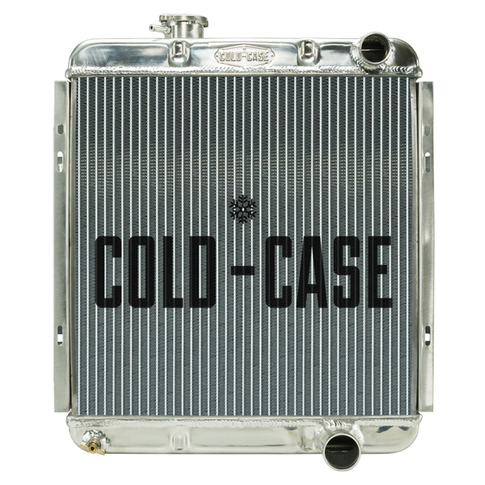 Cold Case Radiators Radiator - 19.6 in W x 21 in H x 3 in D - Passenger Side Inlet - Passenger Side Outlet - Aluminum