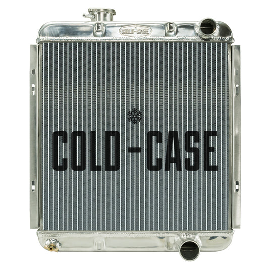 Cold Case Radiators Radiator - 19.6 in W x 21 in H x 3 in D - Passenger Side Inlet - Passenger Side Outlet - Aluminum