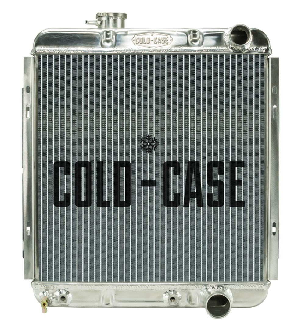 Cold Case Radiators Radiator - 18.38 in W x 20.5 in H x 3 in D - Passenger Side Inlet - Passenger Side Outlet -