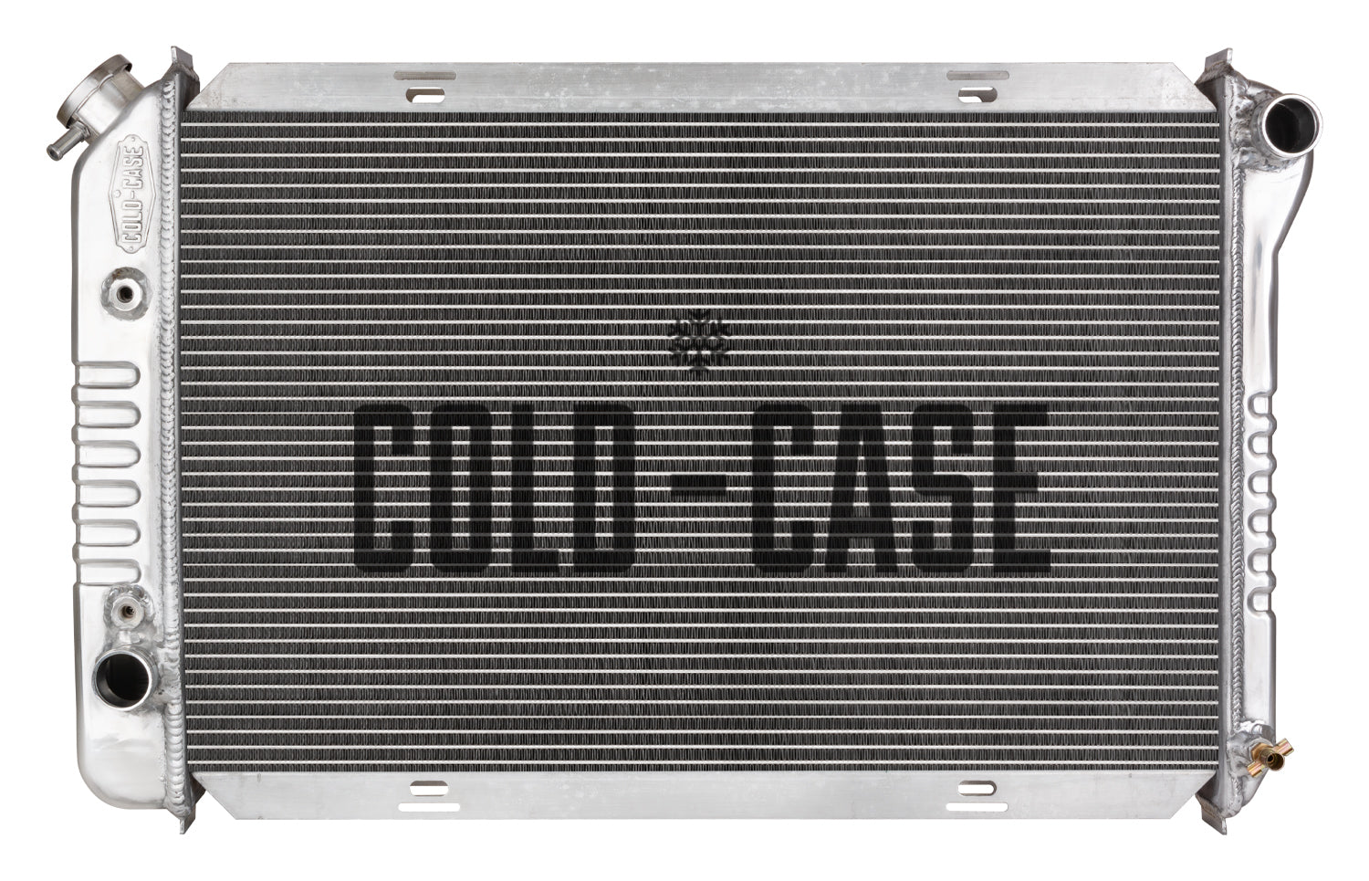 Cold Case Radiators Radiator - 31.75 in W x 19.75 in H x 3 in D - Passenger Side Inlet - Driver Side Outlet - Aluminum