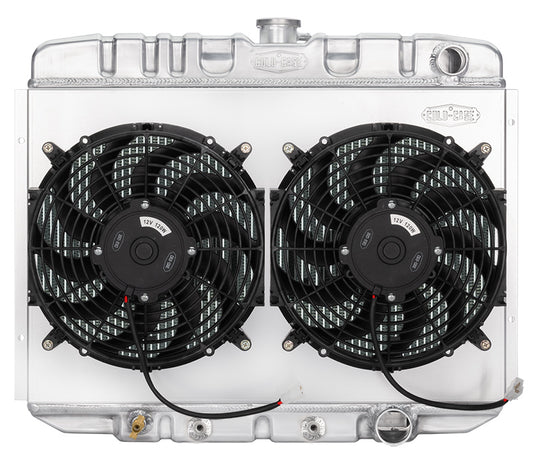 Cold Case Radiators Radiator - 25.5 in W x 21.5 in H x 6.75 in D - Passenger Side Inlet - Passenger Side Outlet -
