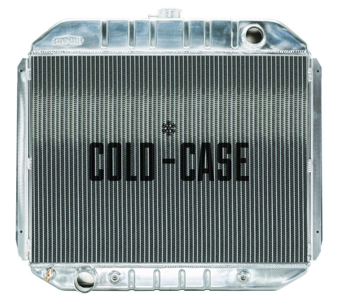 Cold Case Radiators Radiator - 29.7 in W x 26.5 in H x 3 in D - Passenger Side Inlet - Driver Side Outlet - Aluminum -