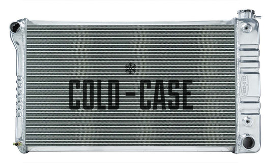 Cold Case Radiators Radiator - 33.75 in W x 21.5 H x 3 in D - Driver Side Inlet - Passenger Side Outlet - Aluminum -