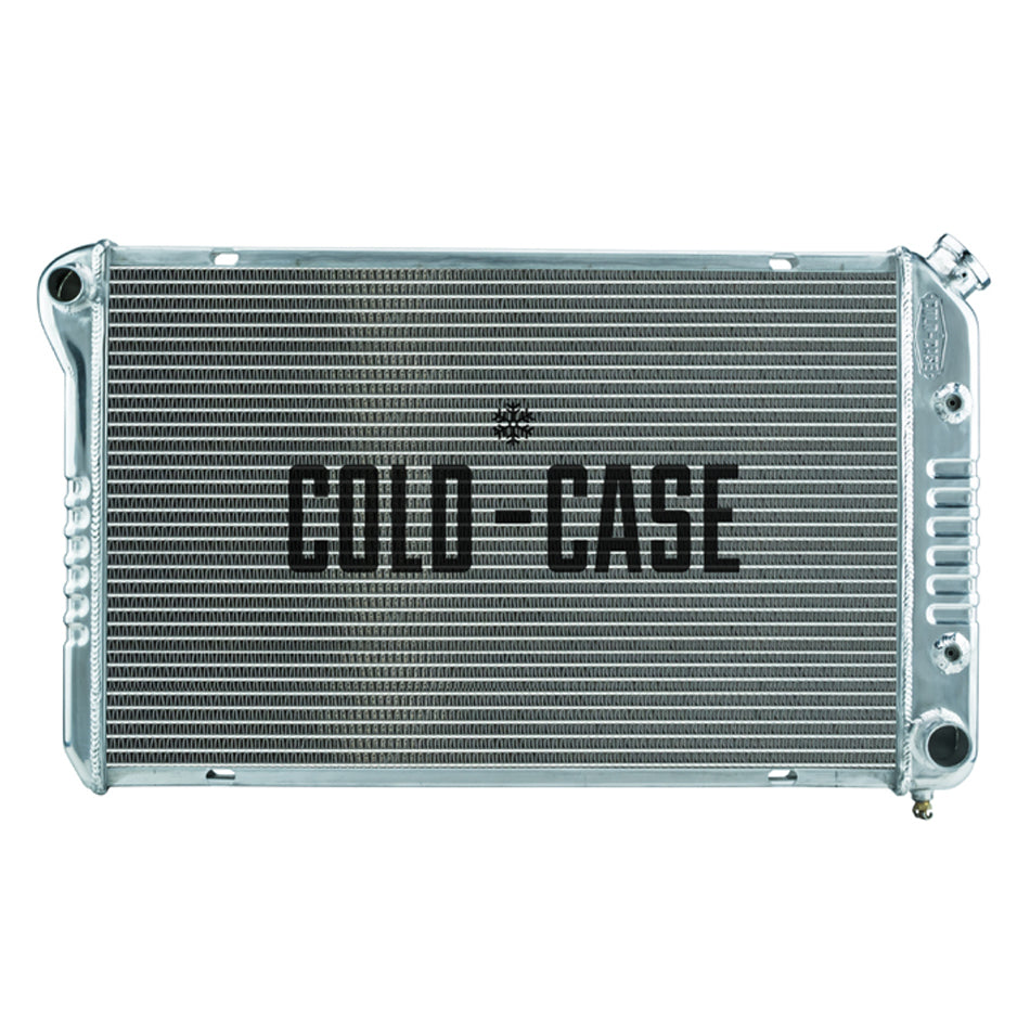 Cold Case Radiators Radiator - 32 in W x 18.5 in H x 3 in D - Driver Side Inlet - Passenger Side Outlet - Aluminum -