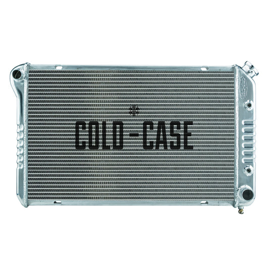 Cold Case Radiators Radiator - 32 in W x 18.5 in H x 3 in D - Driver Side Inlet - Passenger Side Outlet - Aluminum -