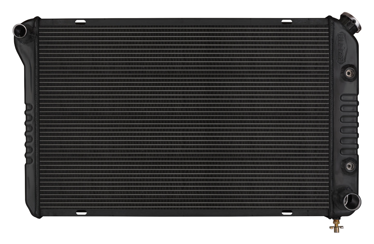 Cold Case Radiators Radiator - Black Night Rider Series - 32 in W x 18.5 in H x 3 in D - Driver Side Inlet - Passenger