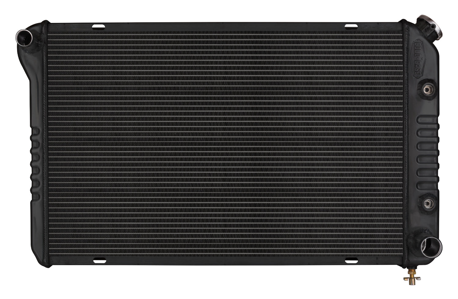 Cold Case Radiators Radiator - Black Night Rider Series - 32 in W x 18.5 in H x 3 in D - Driver Side Inlet - Passenger