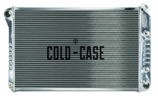 Cold Case Radiators Radiator - 31.5 in W x 18.5 in H x 3 in D - Driver Side Inlet - Passenger Side Outlet - Aluminum -