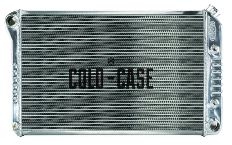 Cold Case Radiators Radiator - 31.5 in W x 18.500 in H x 3 in D - Driver Side Inlet - Passenger Side Outlet - Aluminum