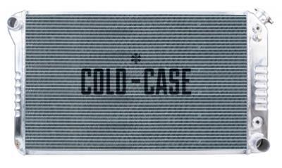 Cold Case Radiators Radiator - 34.33 in W x 21 in H x 3 in D - Driver Side Inlet - Passenger Side Outlet - Aluminum -