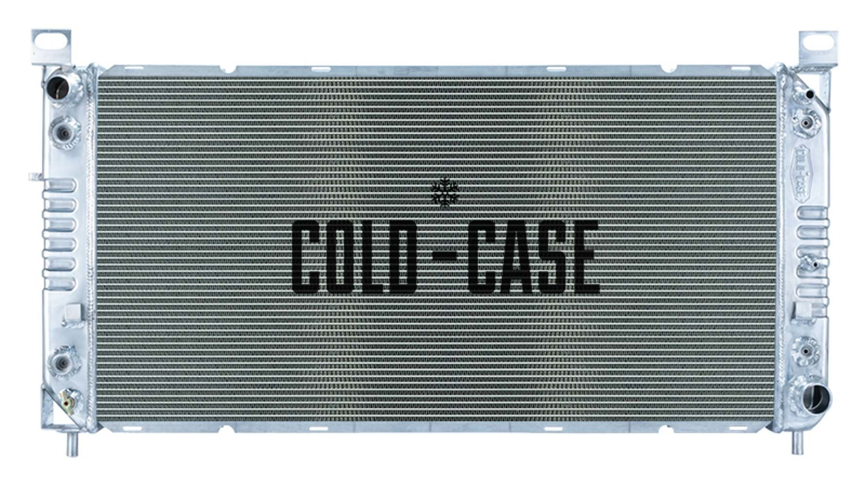Cold Case Radiators Radiator - 40 in W x 21 in H x 3 in D - Driver Side Inlet - Passenger Side Outlet - Aluminum -