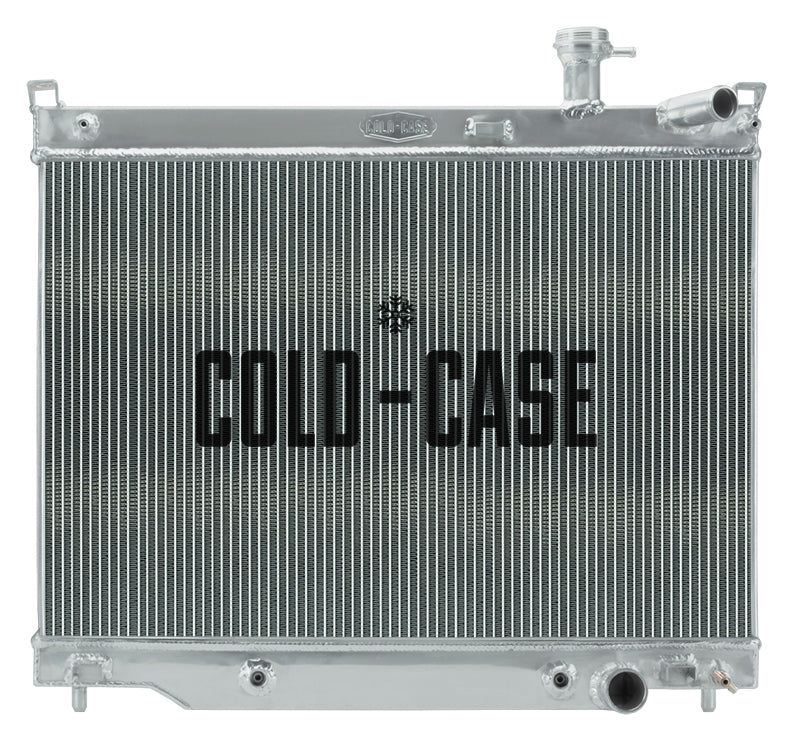 Cold Case Radiators Radiator - 27.5 in W x 23 in H x 3 in D - Passenger Side Inlet - Passenger Side Outlet - Aluminum