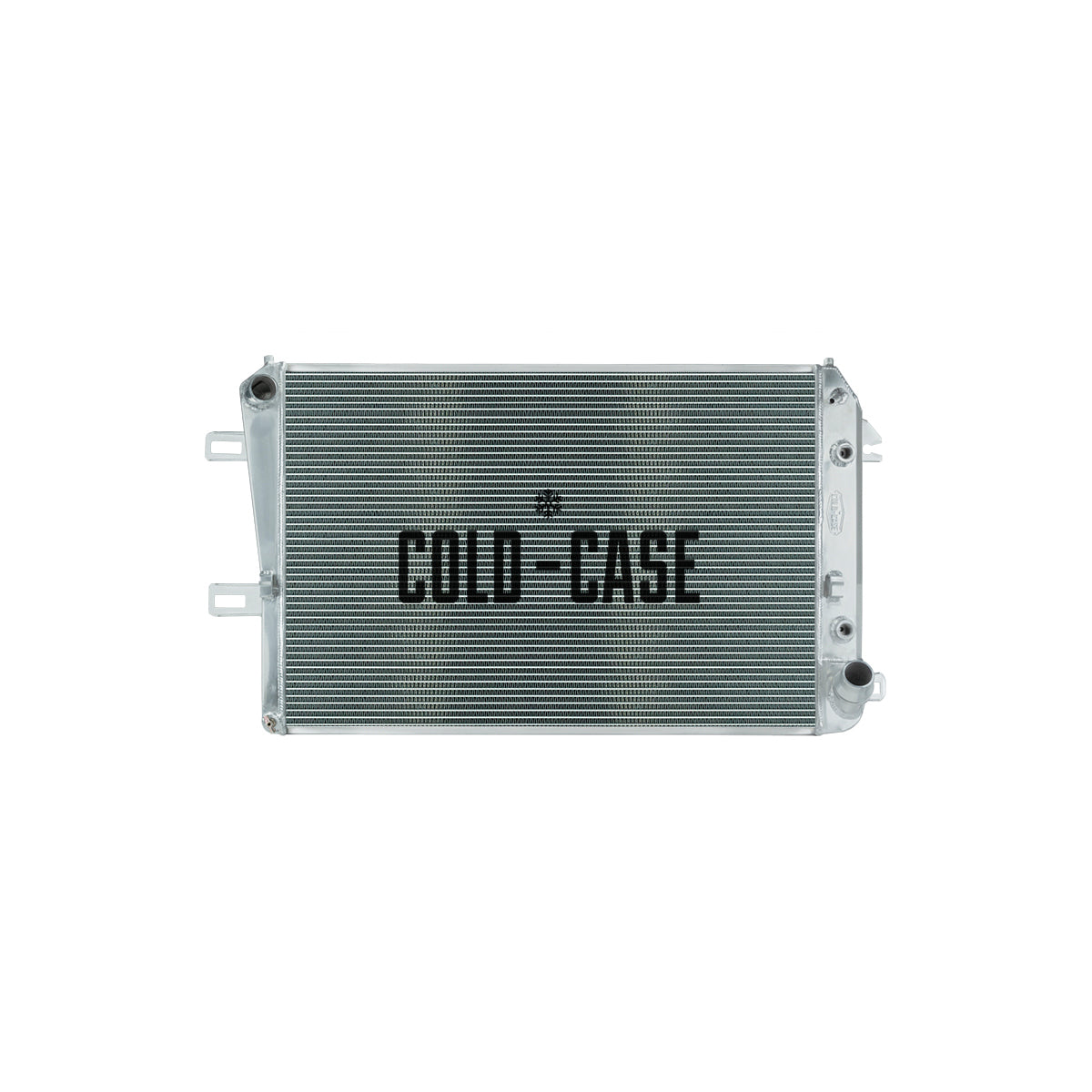 Cold Case Radiators Radiator - 45 in W x 25 in H x 3 in D - Driver Side Inlet - Passenger Side Outlet - Aluminum -