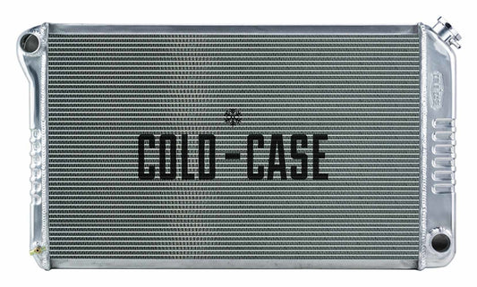 Cold Case Radiators Radiator - 33.2 in W x 18.8 in H x 3 in D - Driver Side Inlet - Passenger Side Outlet - Aluminum -