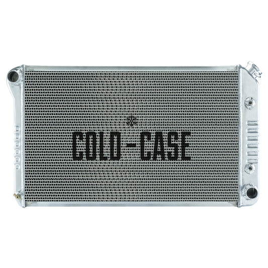 Cold Case Radiators Radiator - 33.2 in W x 18.8 in H x 3 in D - Driver Side Inlet - Passenger Side Outlet - Aluminum -