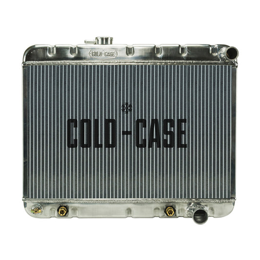 Cold Case Radiators Radiator - 25.75 in W x 20.125 in H x 3 in D - Passenger Side Inlet - Passenger Side Outlet -