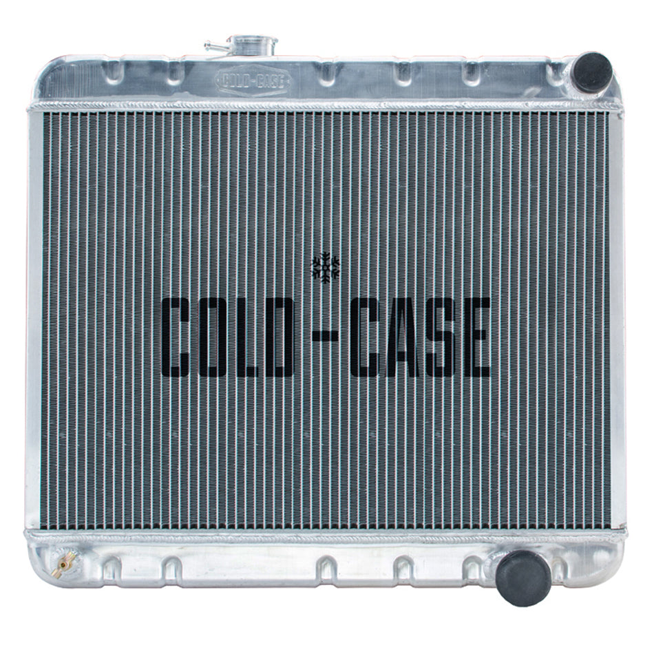 Cold Case Radiators Radiator - 25.75 in W x 21.875 in H x 3 in D - Passenger Side Inlet - Passenger Side Outlet - With