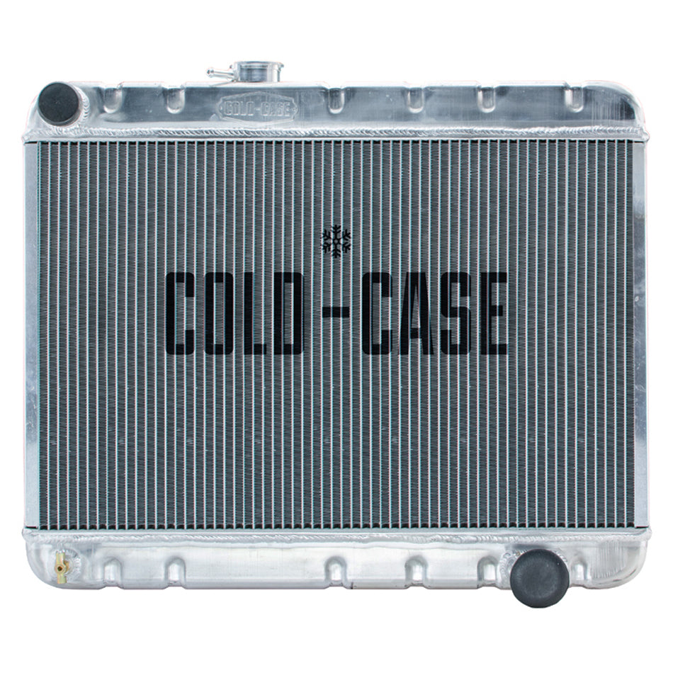 Cold Case Radiators Radiator - 25.25 in W x 20.125 in H x 3 in D - Driver Side Inlet - Passenger Side Outlet - Without