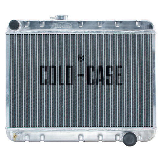 Cold Case Radiators Radiator - 25.25 in W x 20.125 in H x 3 in D - Driver Side Inlet - Passenger Side Outlet - Without