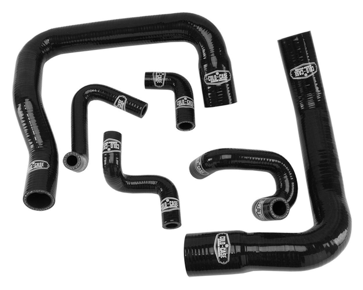 Cold Case Radiators Radiator Hose Kit - Complete - Silicone - Black - GT - Ford Mustang 1986-93 - Kit