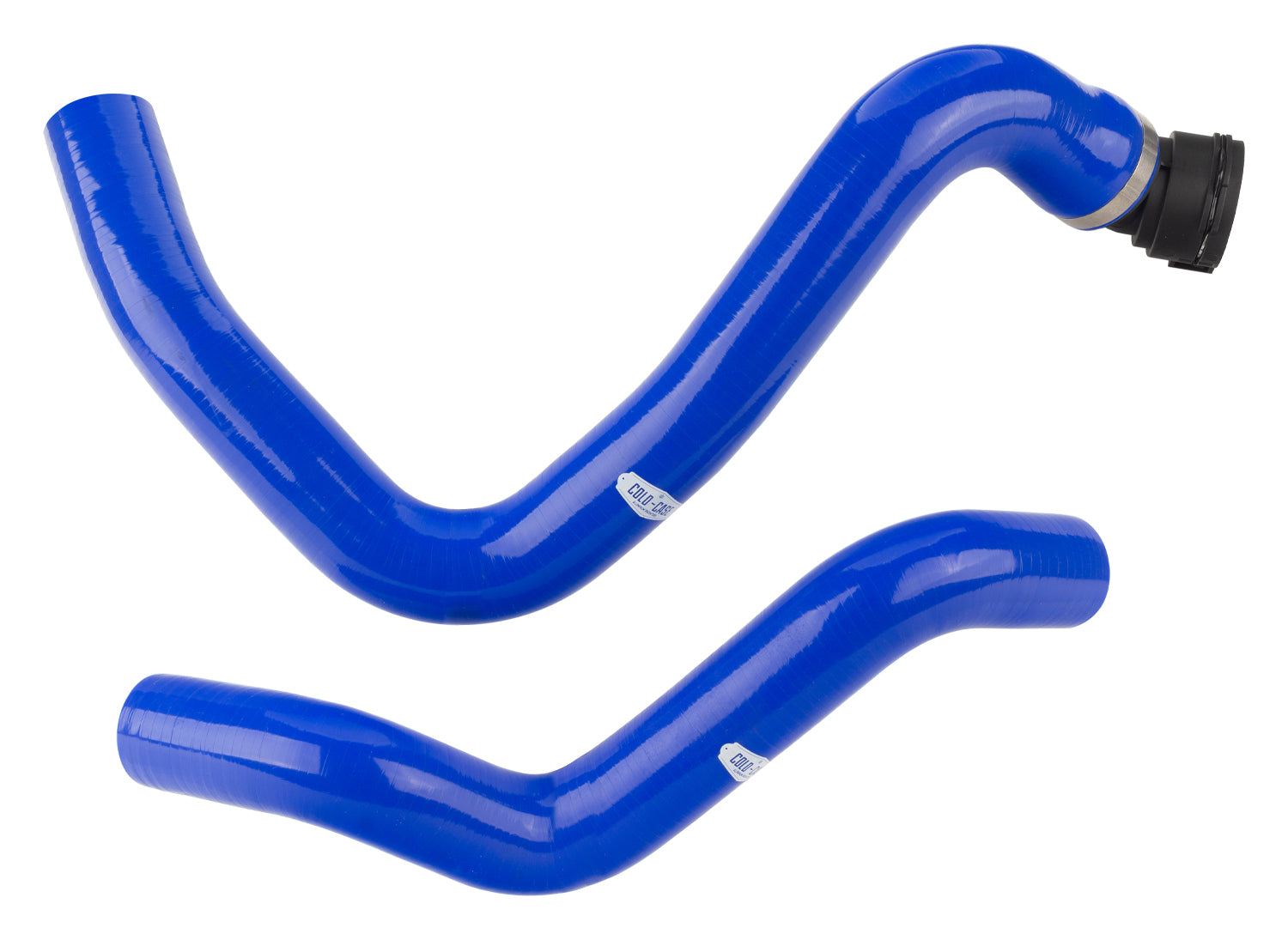 Cold Case Radiators Radiator Hose Kit - Upper / Lower - Silicone - Blue - Ford Coyote - Ford Mustang 1979-93 / 2011-14