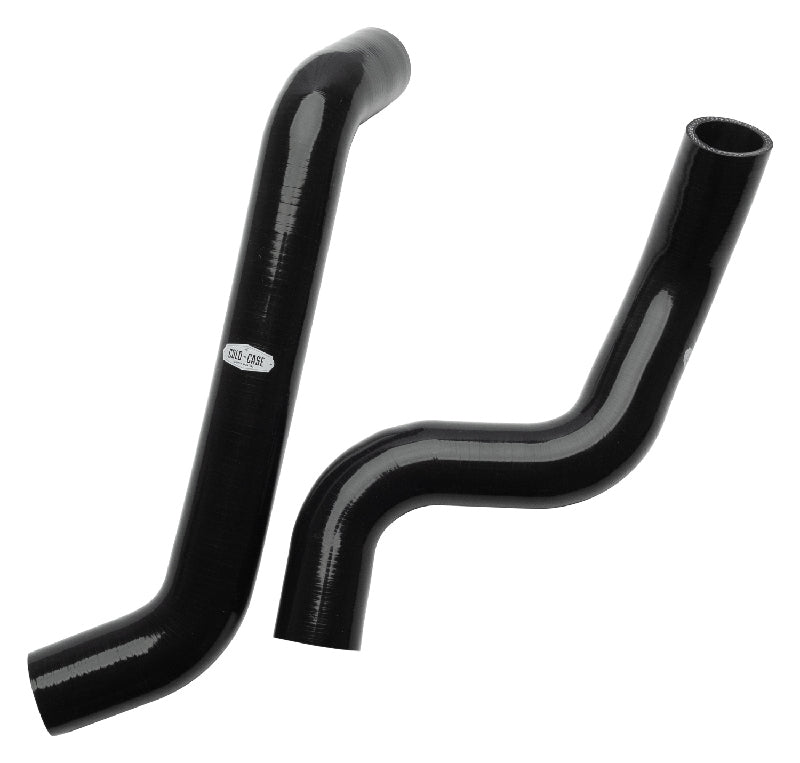 Cold Case Radiators Hose Kit - 2 Hose Set - Silicone - Black - 3.8L Jeep V6 - Jeep Wrangler JK 2007-11 - Kit