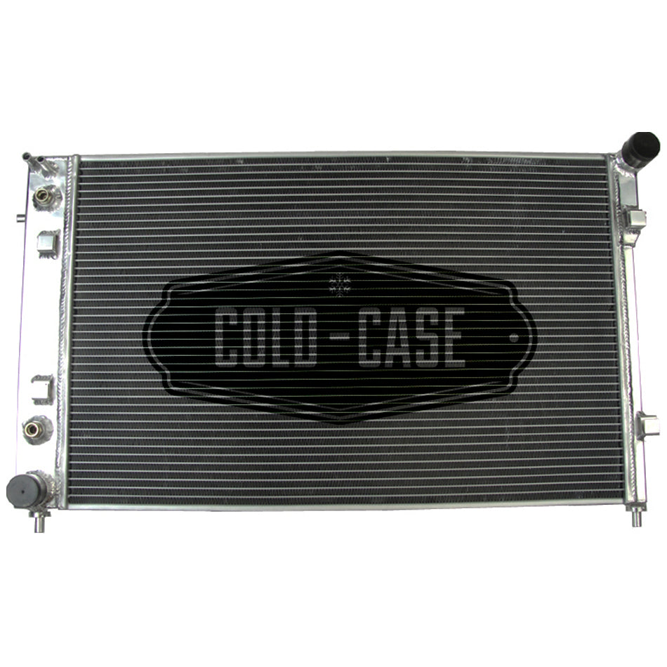 Cold Case Radiators Radiator - 31 in W x 18 in H x 1.75 in D - Passenger Side Inlet - Driver Side Outlet - Aluminum -