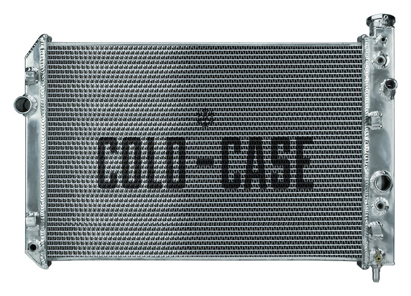 Cold Case Radiators Radiator - 30 in W x 21 in H x 2.5 in D - Driver Side Inlet - Passenger Side Outlet - Aluminum -