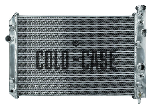 Cold Case Radiators Radiator - 30 in W x 21 in H x 2.5 in D - Driver Side Inlet - Passenger Side Outlet - Aluminum -