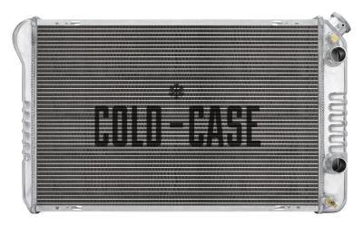 Cold Case Radiators Radiator - 32 in W x 18.5 in H x 3 in D - Passenger Side Inlet - Passenger Side Outlet - Aluminum