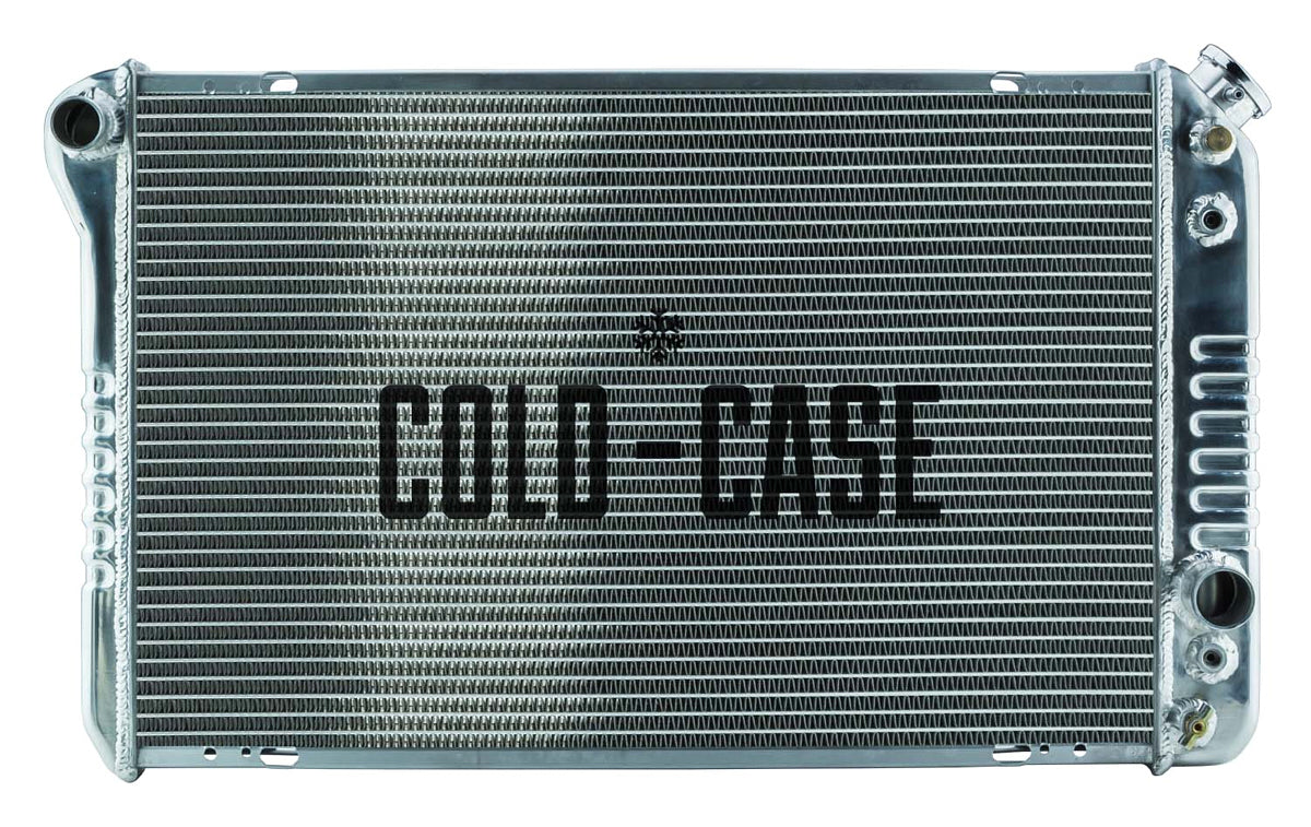 Cold Case Radiators Radiator - 32 in W x 18.5 in H x 3 in D - Driver Side Inlet - Passenger Side Outlet - Aluminum -