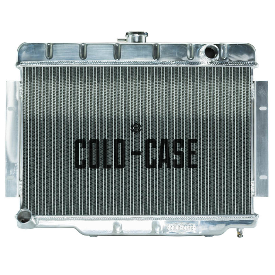 Cold Case Radiators Radiator - 26.85 in W x 20.5 in H x 3 in D - Passenger Side Inlet - Driver Side Outlet - Aluminum