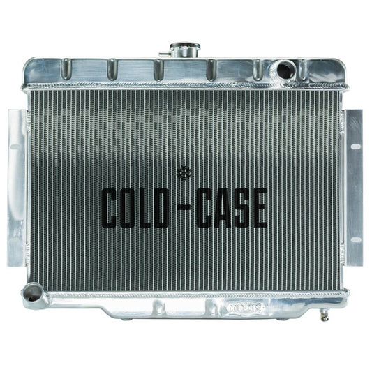 Cold Case Radiators Radiator - 26.85 in W x 20.5 in H x 3 in D - Passenger Side Inlet - Driver Side Outlet - Aluminum