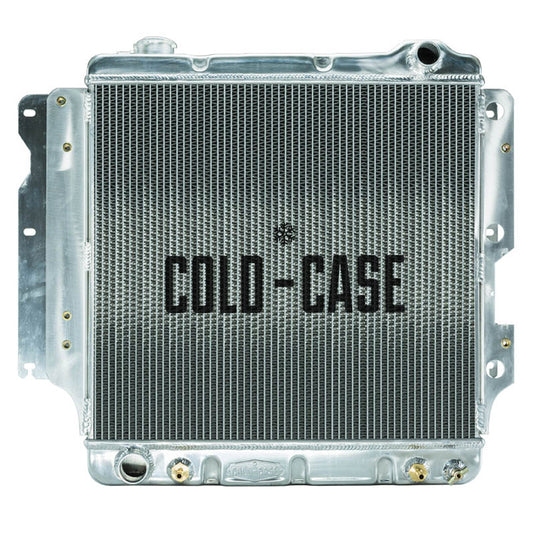 Cold Case Radiators Radiator - 25.8 in W x 23 in H x 3 in D - Passenger Side Inlet - Driver Side Outlet - Aluminum -