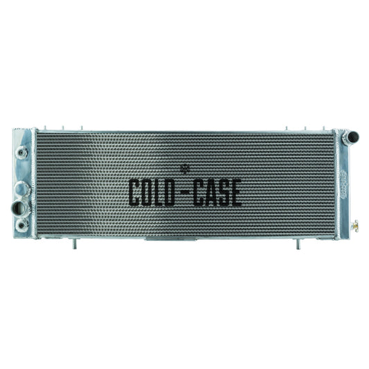 Cold Case Radiators Radiator - 34 in W x 11 in H x 2.5 in D - Passenger Side Inlet - Driver Side Outlet - Aluminum -