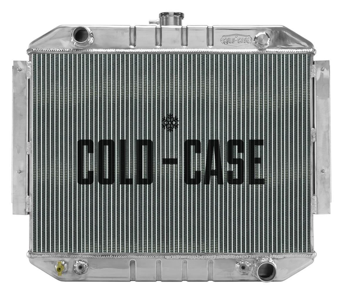 Cold Case Radiators Radiator - 30 in W x 24.5 in H x 3 in D - Driver Side Inlet - Passenger Side Outlet - With Air
