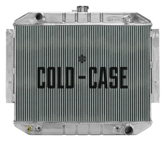Cold Case Radiators Radiator - 30 in W x 24.5 in H x 3 in D - Driver Side Inlet - Passenger Side Outlet - With Air