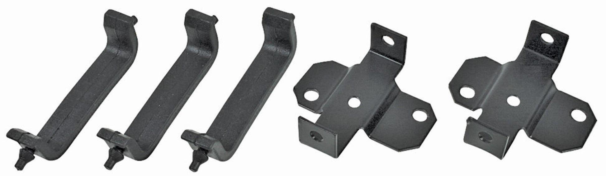Cold Case Radiators Radiator Mount Kit - 2 Bolt-On Lower Brackets - Insulators - Steel - Pontiac GTO 1964-1967 - Kit