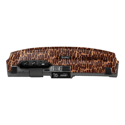 Custom Dash Cover Designer Print Velour — Velour Leopard