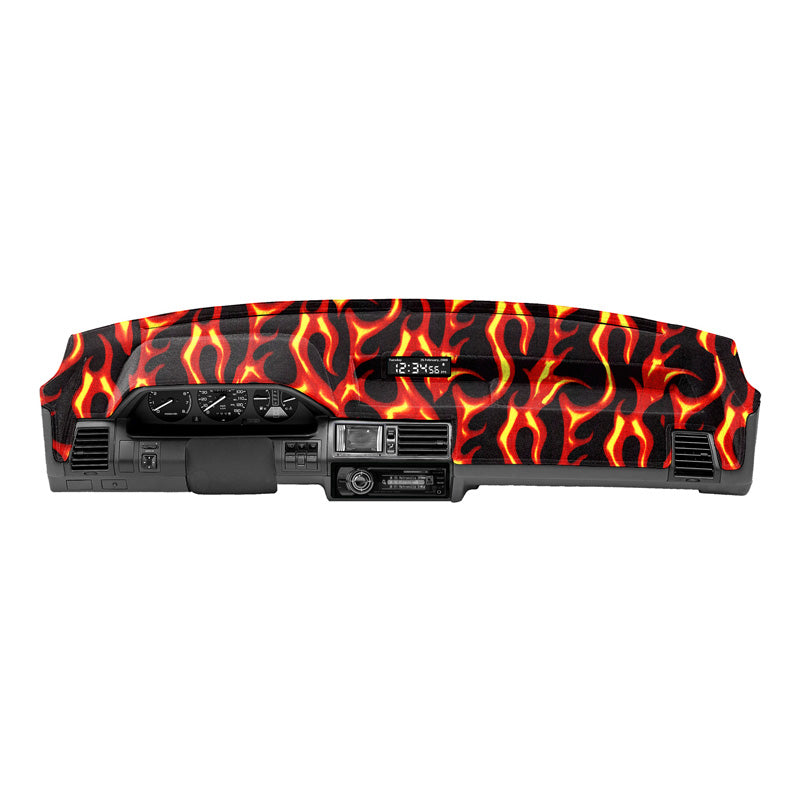 Custom Dash Cover Designer Print Velour — Velour Fire