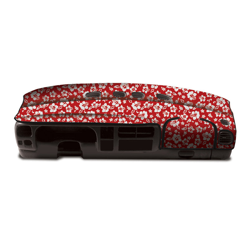 Custom Dash Cover Designer Print Velour — Red