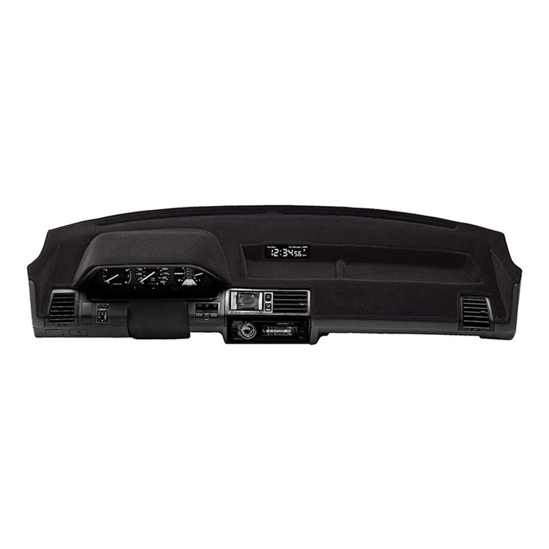Custom Dash Cover Velour — Black