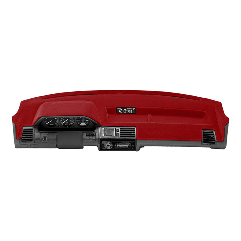 Custom Dash Cover Velour — Red