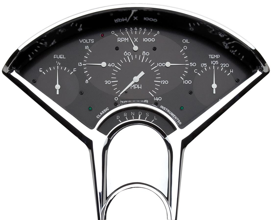 Classic Instruments Gauge Kit - Bel Era - Analog - Fuel Level / Oil Pressure / Speedometer / Tachometer / Voltmeter /