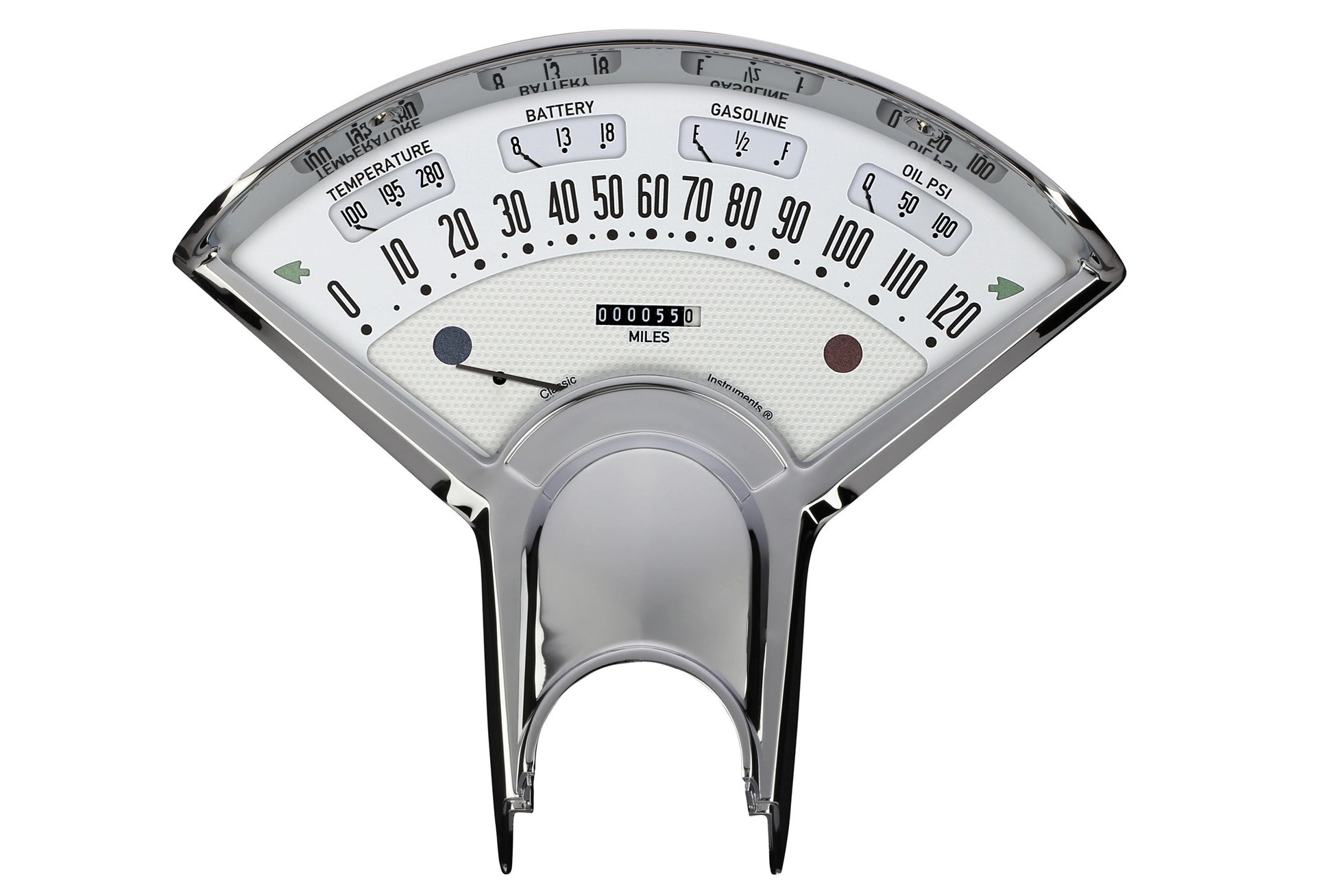 Classic Instruments Gauge Kit - Bel Era III - Analog - Fuel Level / Oil Pressure / Speedometer / Tachometer /