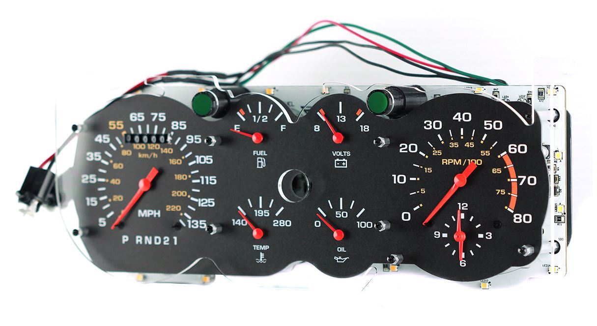 Classic Instruments Gauge Kit - Chevy G-Body - Analog - Fuel Level / Oil Pressure / Speedometer / Tachometer /