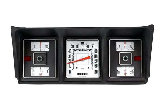 Classic Instruments Gauge Kit - Direct-Fit - Analog - Fuel Level / Oil Pressure / Speedometer / Voltmeter / Water
